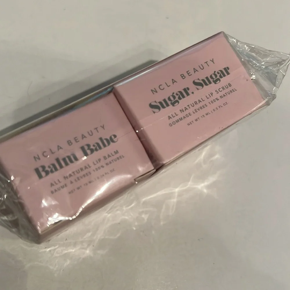 NEW NCLA Beauty Pineapple Balm Babe Lip Balm & Sugar Sugar Lip Scrub